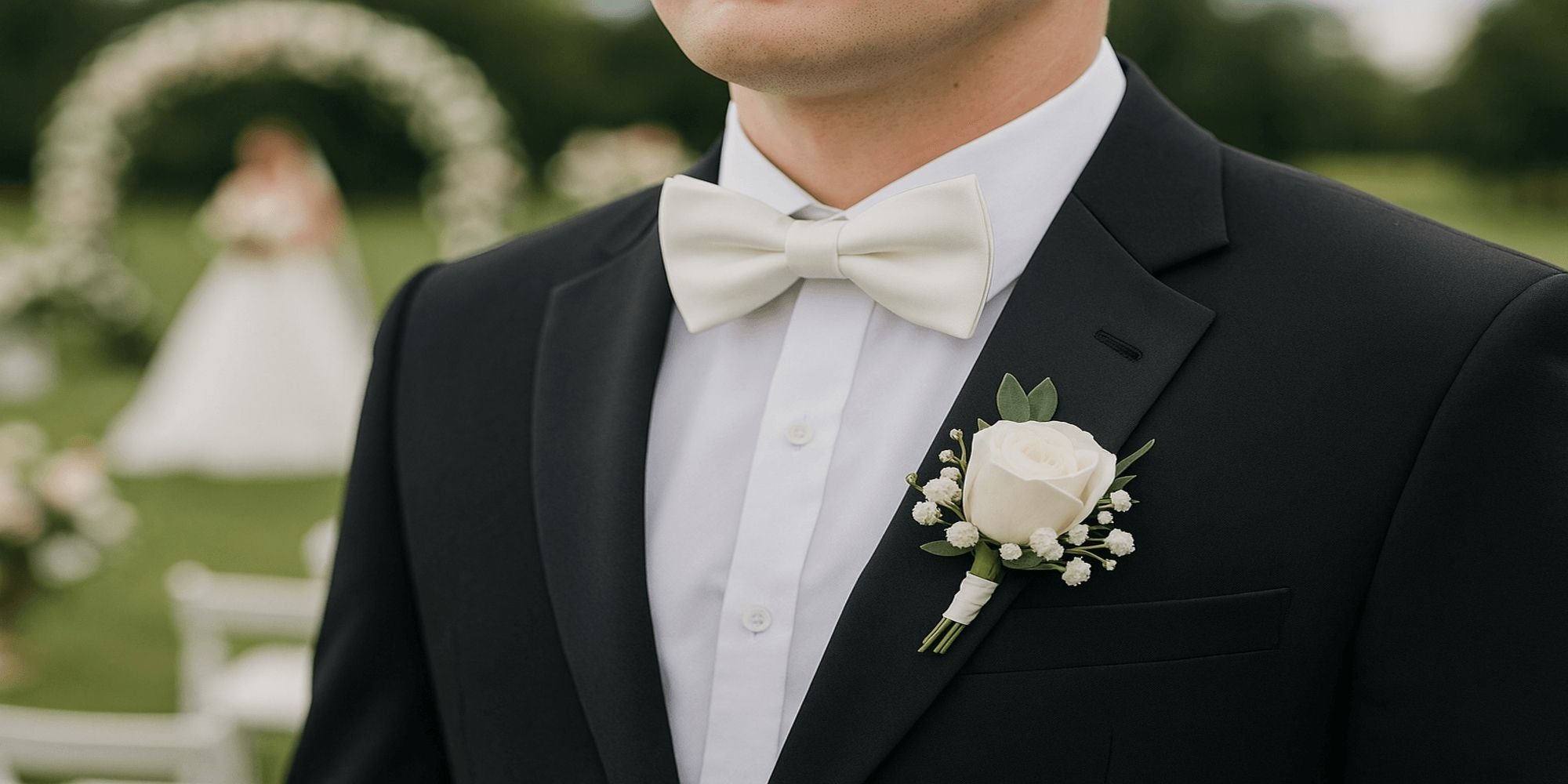 .Pourquoi le nœud papillon blanc est-il l’allié des mariages chic ?