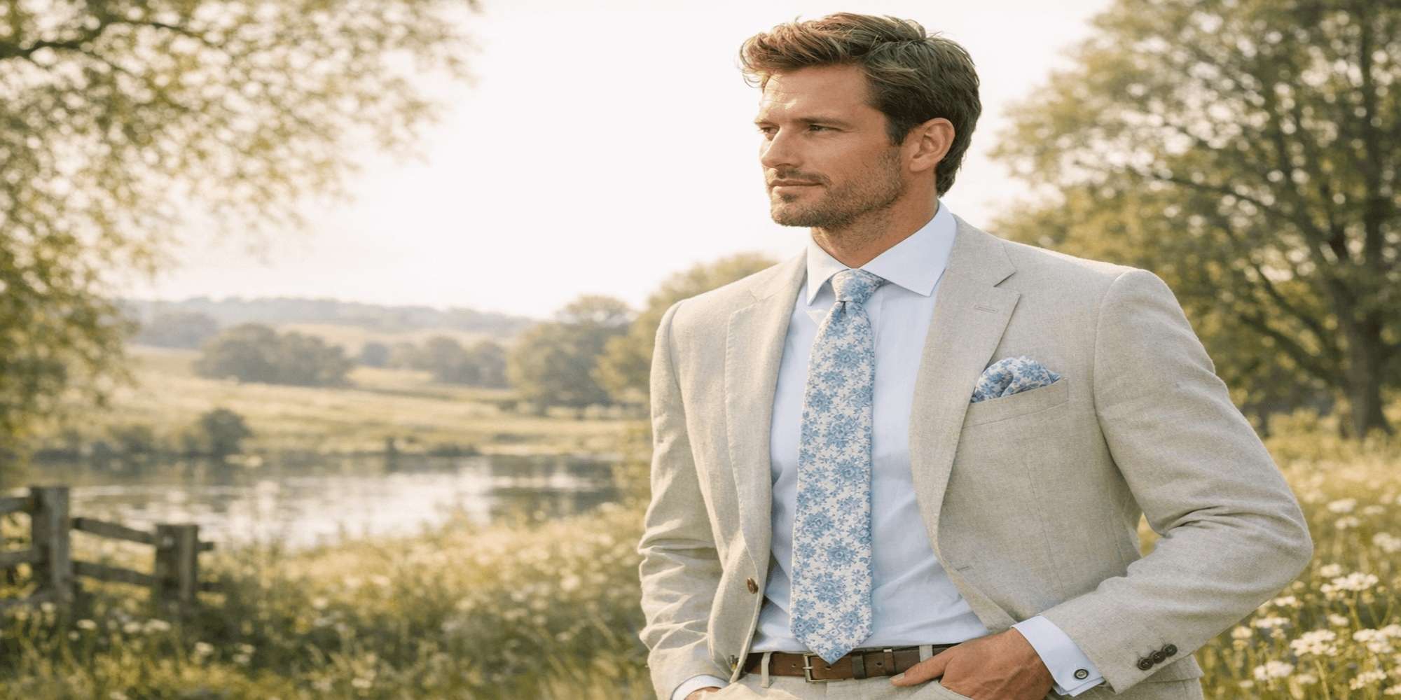 Quelle cravate choisir pour un mariage champêtre ?