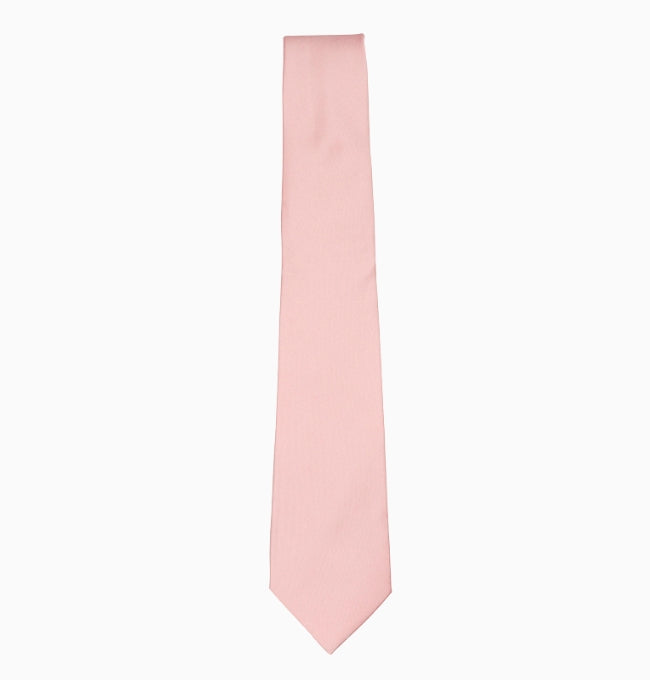 Cravate Rose Dragée Homme en Polyester