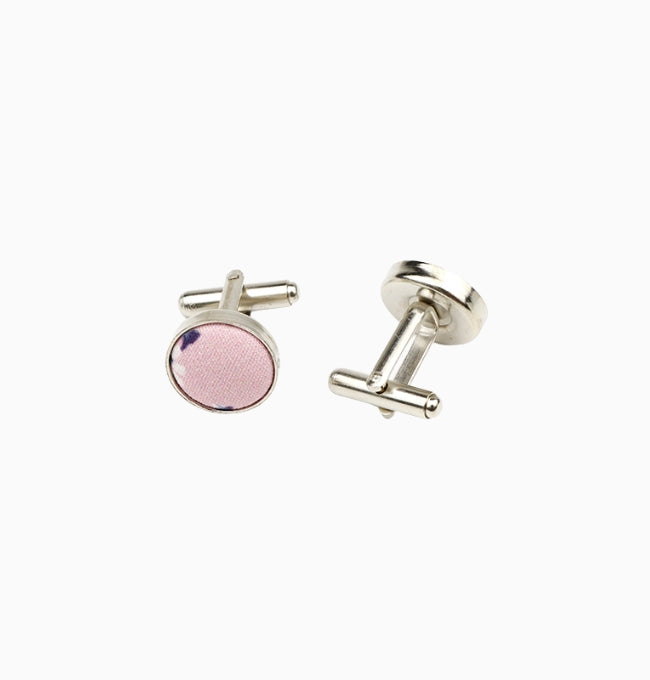 Boutons de Manchette Liberty Rose Glaïeul en Coton