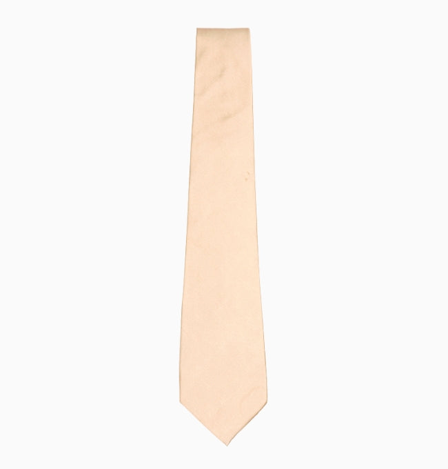 Cravate Beige Crème Homme en Polyester