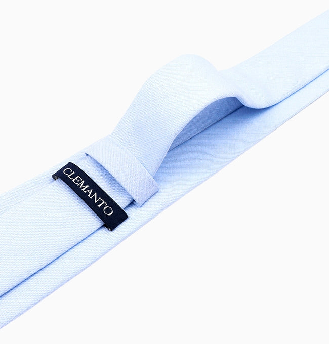 Cravate Bleu Ciel Homme en Coton