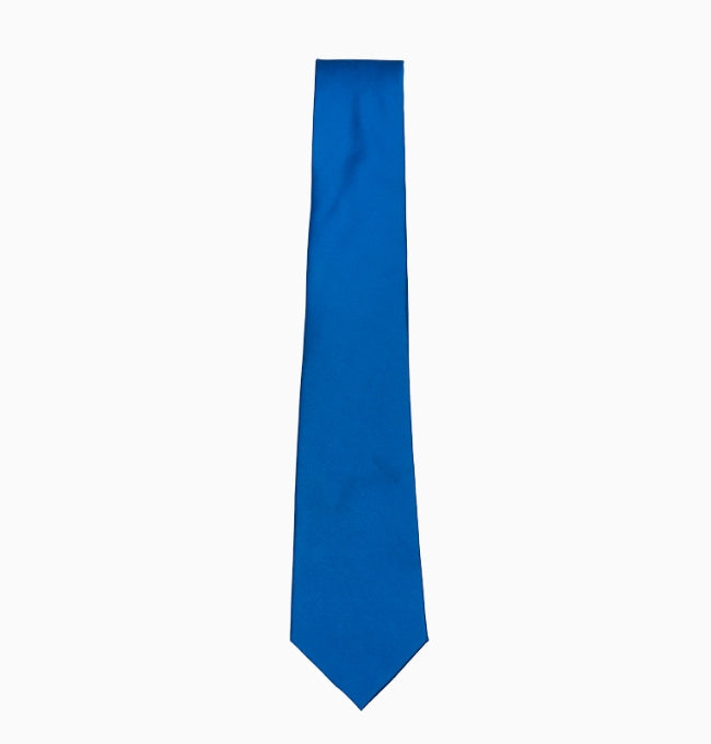 Cravate Bleu Cobalt Homme en Polyester