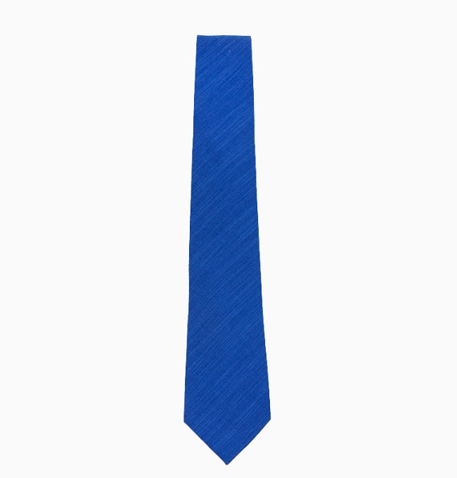 Cravate Bleu Marine Homme en Coton