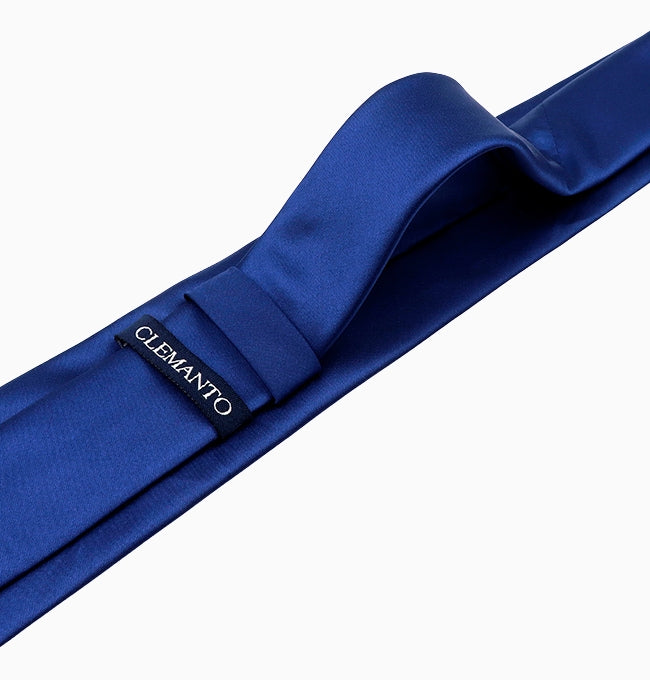 Cravate Bleu Nuit Homme en Polyester