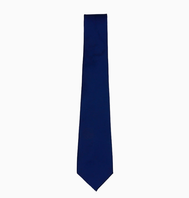 Cravate Bleu Profond Homme en Polyester