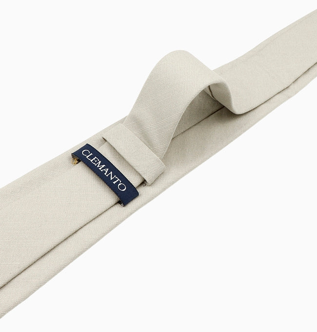 Cravate Gris Homme en Coton