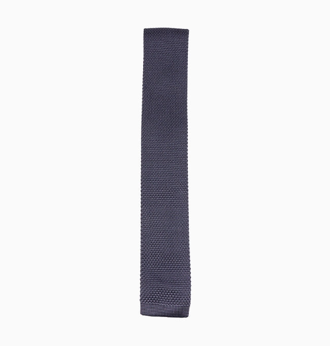 Cravate Gris Homme en Tricot