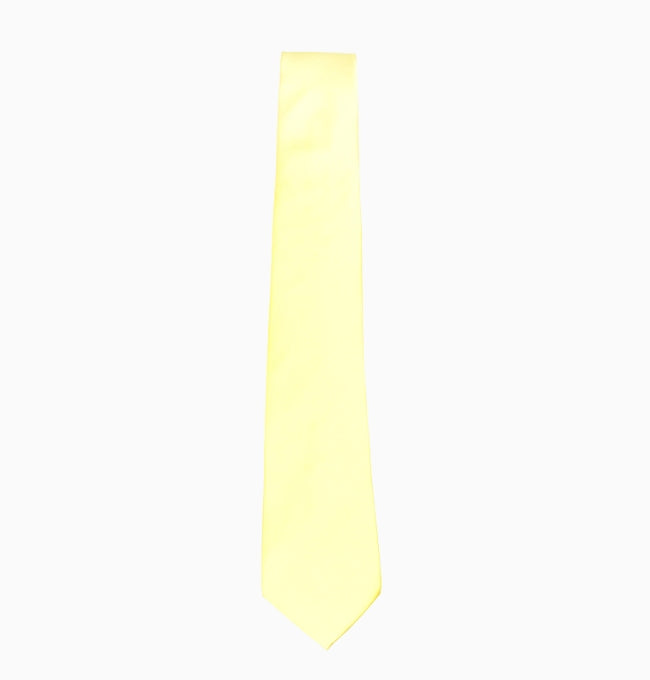 Cravate Jaune Homme en Polyester