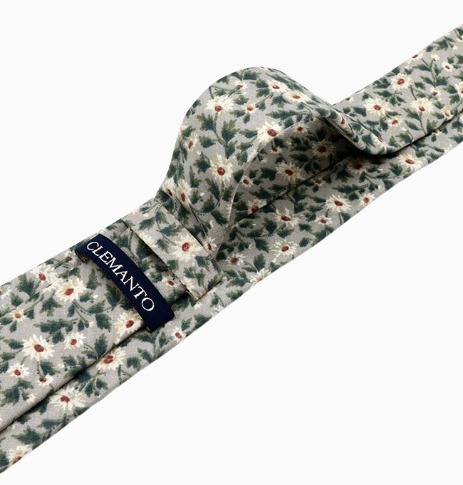 Cravate Liberty Gris Armoise Homme en Coton