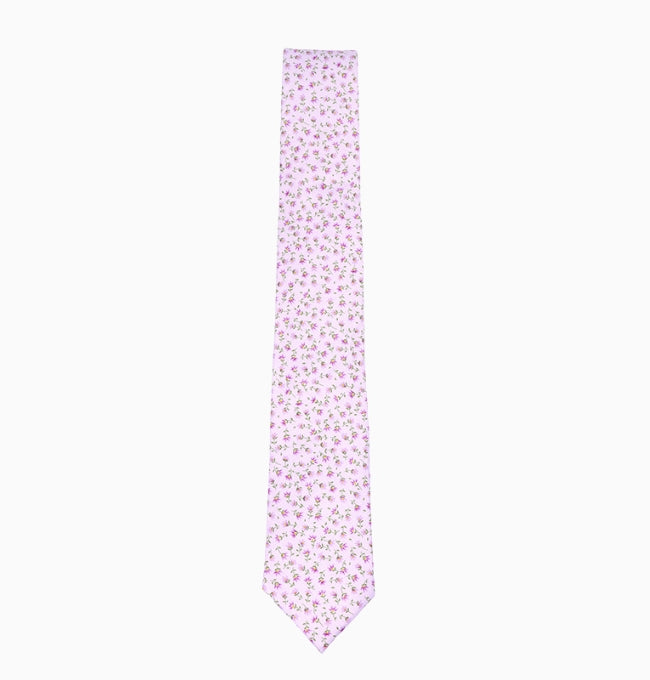 Cravate Liberty Violet Lavande Homme en Coton