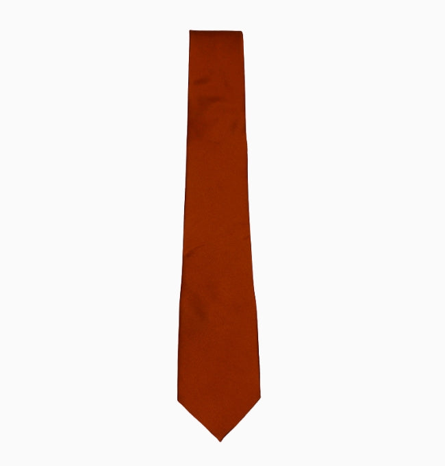 Cravate Marron Chocolat Homme en Polyester
