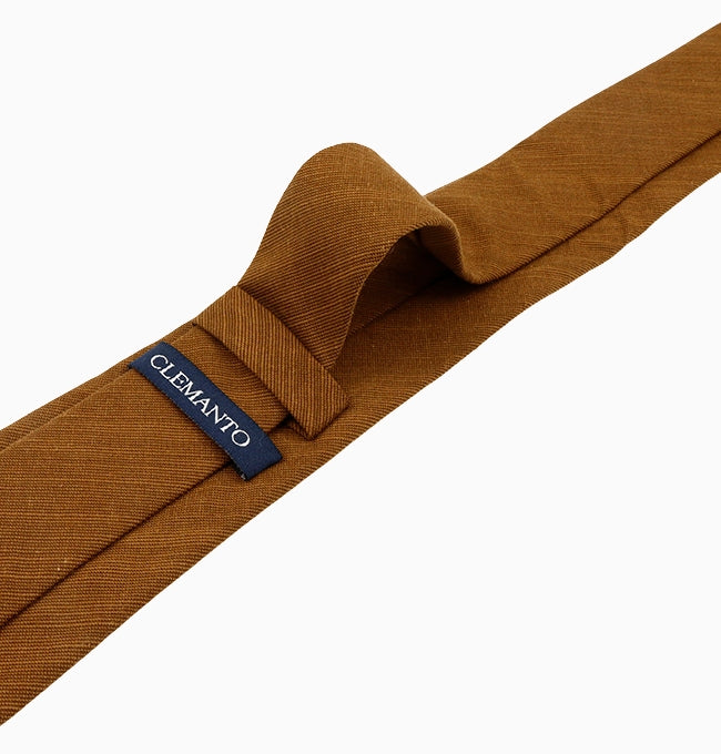 Cravate Marron Homme en Coton