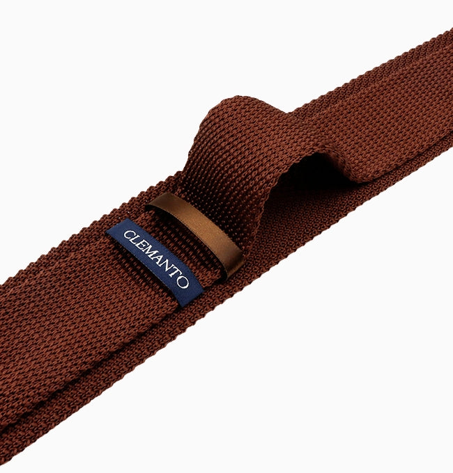 Cravate Marron Homme en Tricot