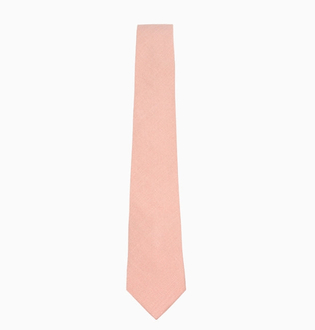 Cravate Rose Fuchsia Homme en Coton