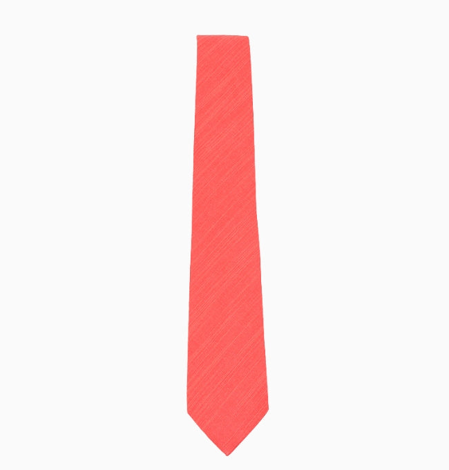 Cravate Rose Homme en Coton