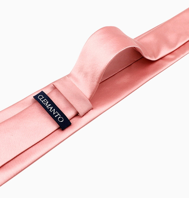 Cravate Rose Homme en Polyester