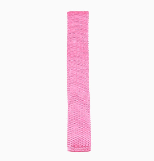 Cravate Rose Homme en Tricot