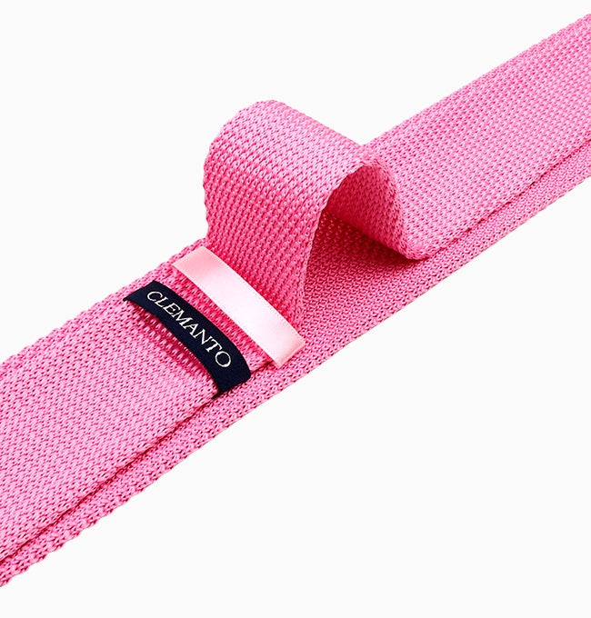 Cravate Rose Homme en Tricot