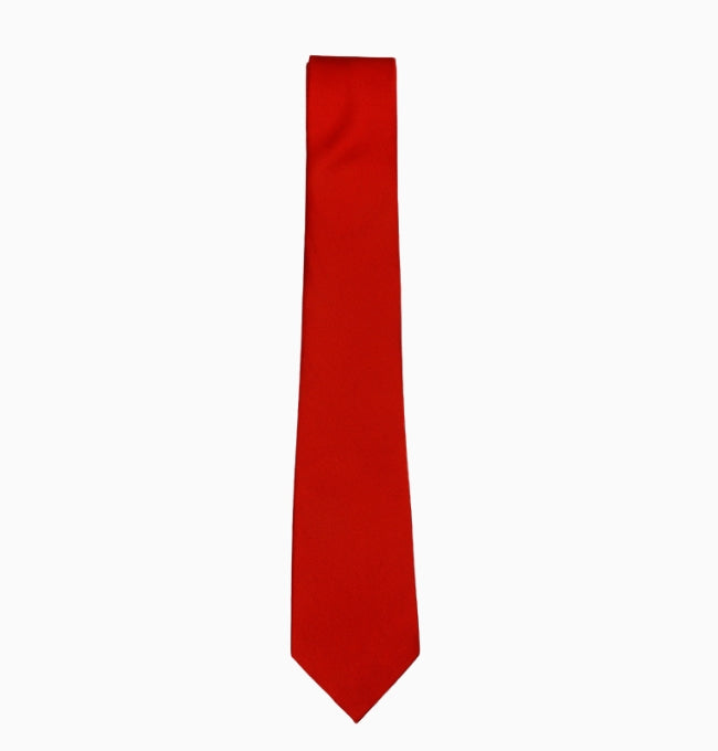 Cravate Terracotta Argile Homme en Polyester