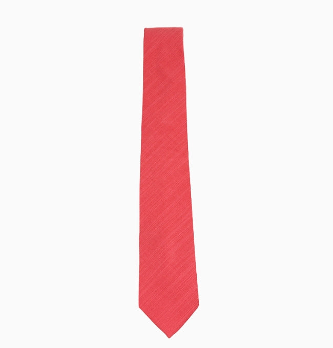 Cravate Terracotta Homme en Coton