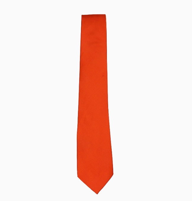 Cravate Terracotta Homme en Polyester