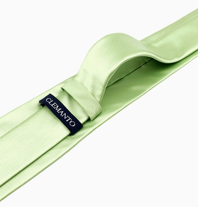 Cravate Vert d'Eau Homme en Polyester