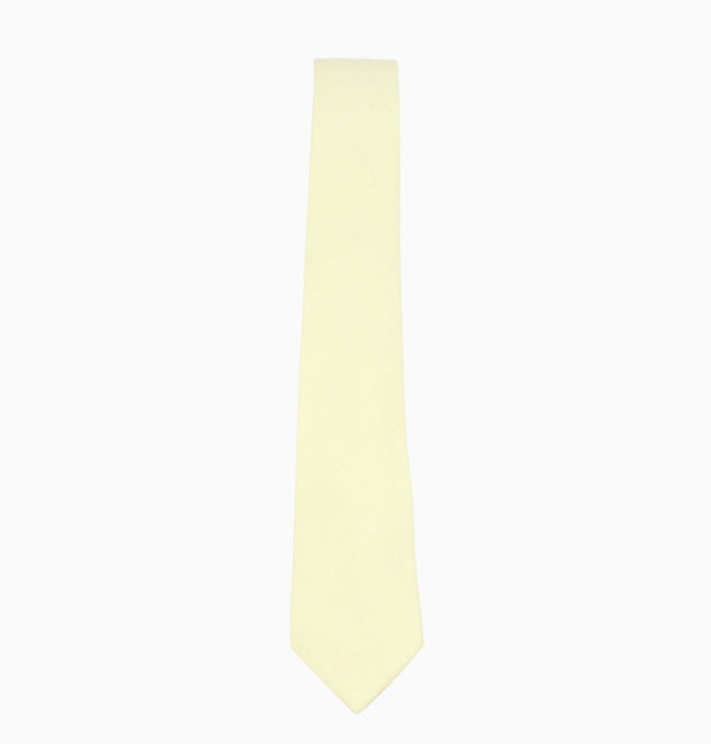 Cravate Vert Homme en Coton Côtelé