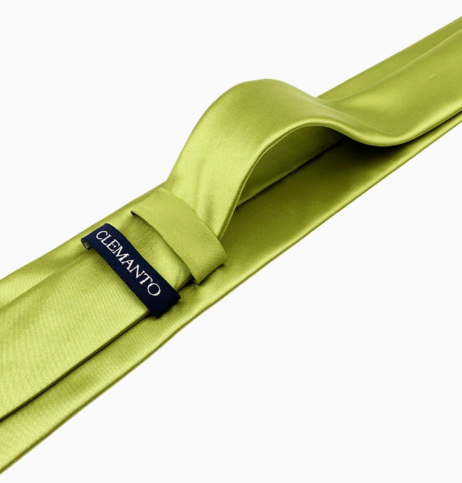 Cravate Vert Homme en Polyester