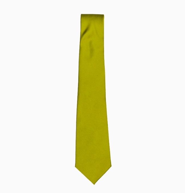 Cravate Vert Olive Homme en Polyester