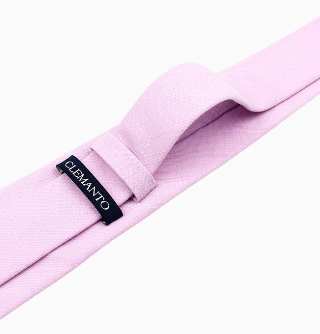 Cravate Violet Lavande Homme en Coton