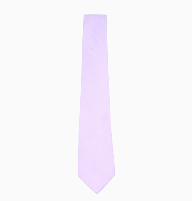 Cravate Violet Prune Homme en Coton