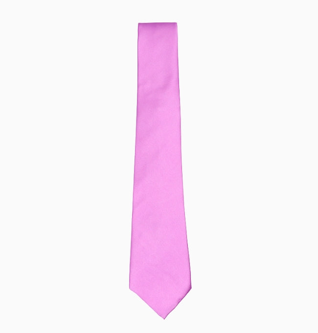 Cravate Violet Prune Homme en Polyester