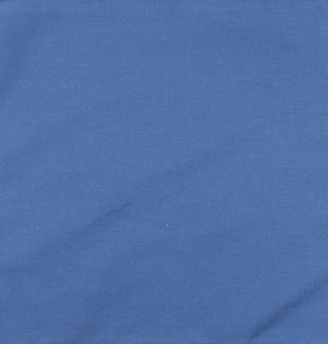 Motif Bleu Cobalt en Coton Côtelé