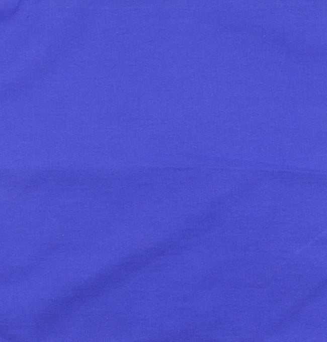 Motif Bleu Profond en Coton Côtelé