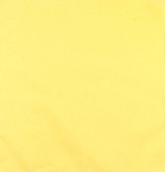 Motif Jaune Mimosa en Coton Côtelé