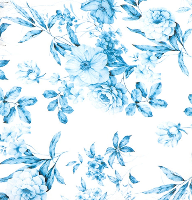 Motif Liberty Bleu Hortensia en Coton