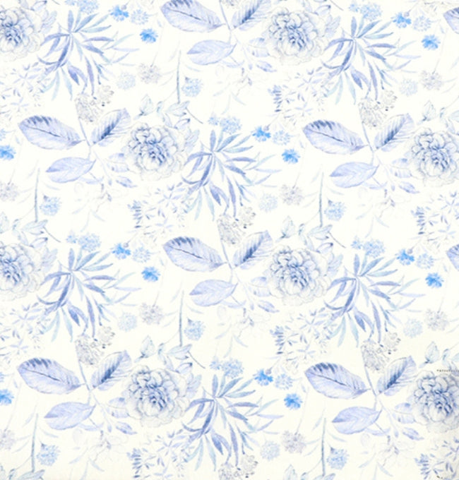 Motif Liberty Bleu Iris en Coton