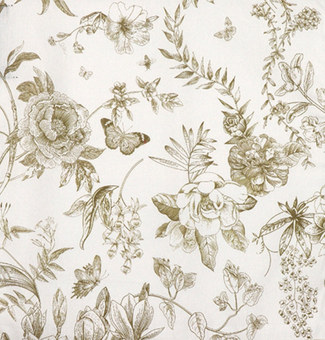 Motif Liberty Vert Lysimaque en Coton