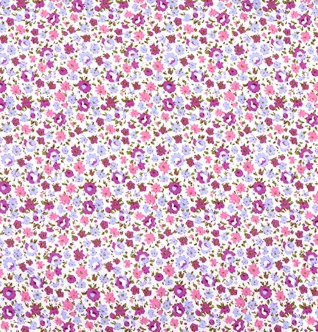 Motif Liberty Violet Aubriète en Coton