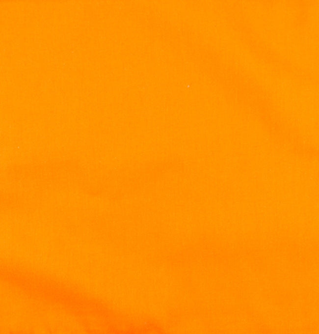 Motif Orange Brûlé en Coton Côtelé