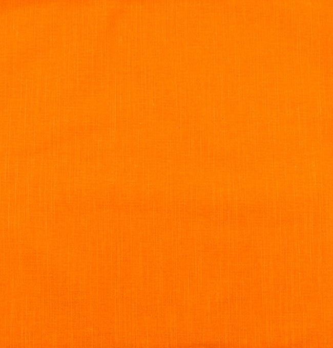 Motif Orange Cuivré en Coton