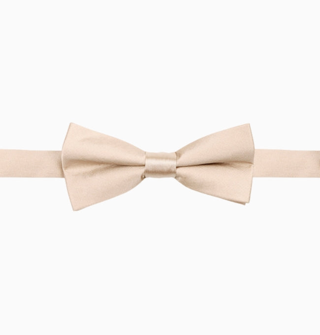 Noeud Papillon Beige Crème Enfant en Polyester
