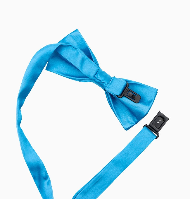 Noeud Papillon Bleu Azur Enfant en Polyester