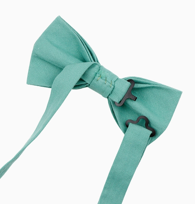Noeud Papillon Bleu Azur Homme en Coton Côtelé