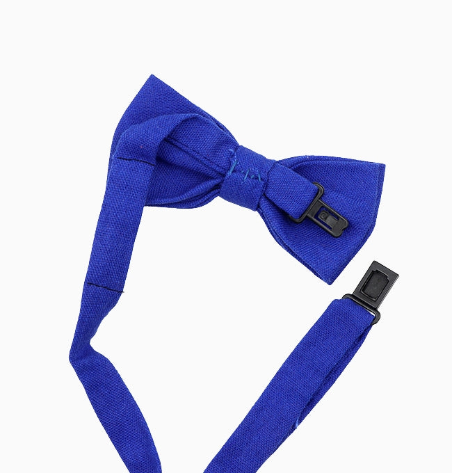 Noeud Papillon Bleu Céleste Enfant en Lin