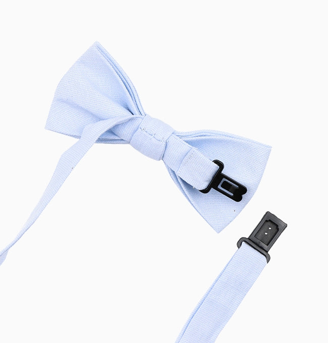 Noeud Papillon Bleu Ciel Enfant en Coton