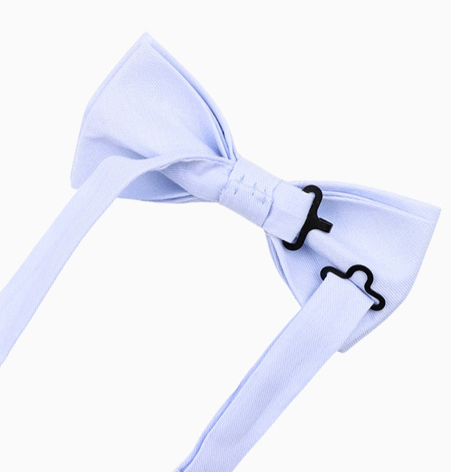 Noeud Papillon Bleu Clair Homme en Coton Côtelé