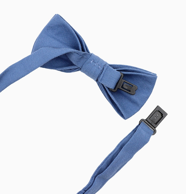 Noeud Papillon Bleu Cobalt Enfant en Coton Côtelé