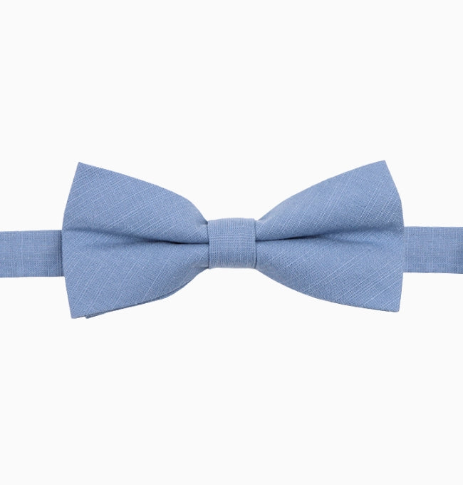 Noeud Papillon Bleu Homme en Coton
